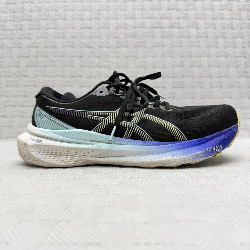 ASICS GEL-Kayano 30 Black Womens Size 10.5 Running Shoes PureGEL‎ FFBlast+